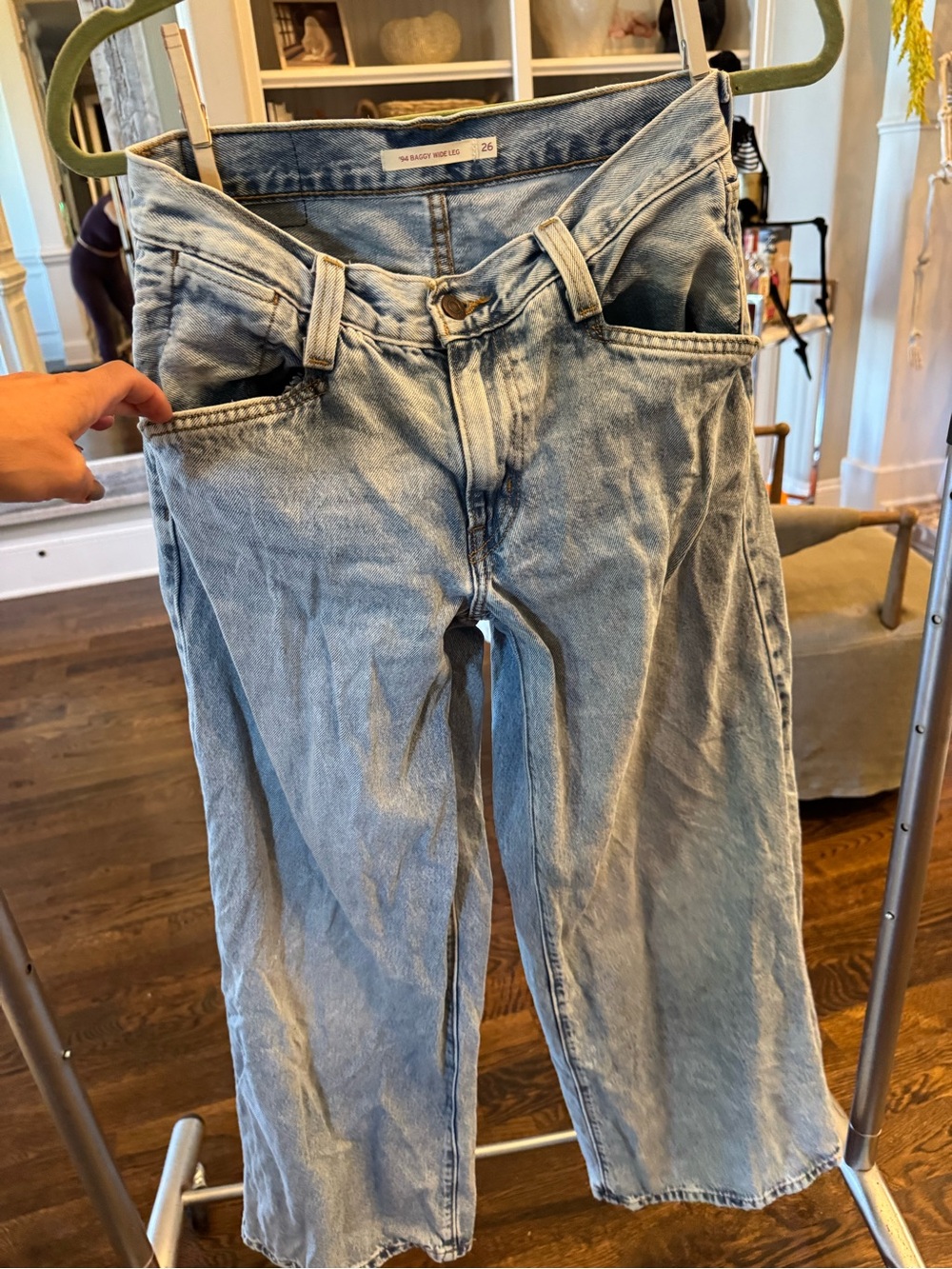 Levi's Light Blue baggy wide leg Women's Jeans